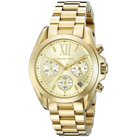 michael kors mini gold watch|michael kors chronograph gold.